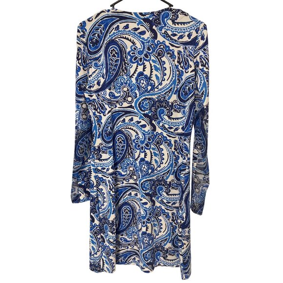 IBKÜL Womens Crew Dress Pippa Denim M Beach Swim Coastal - Picture 2 of 8